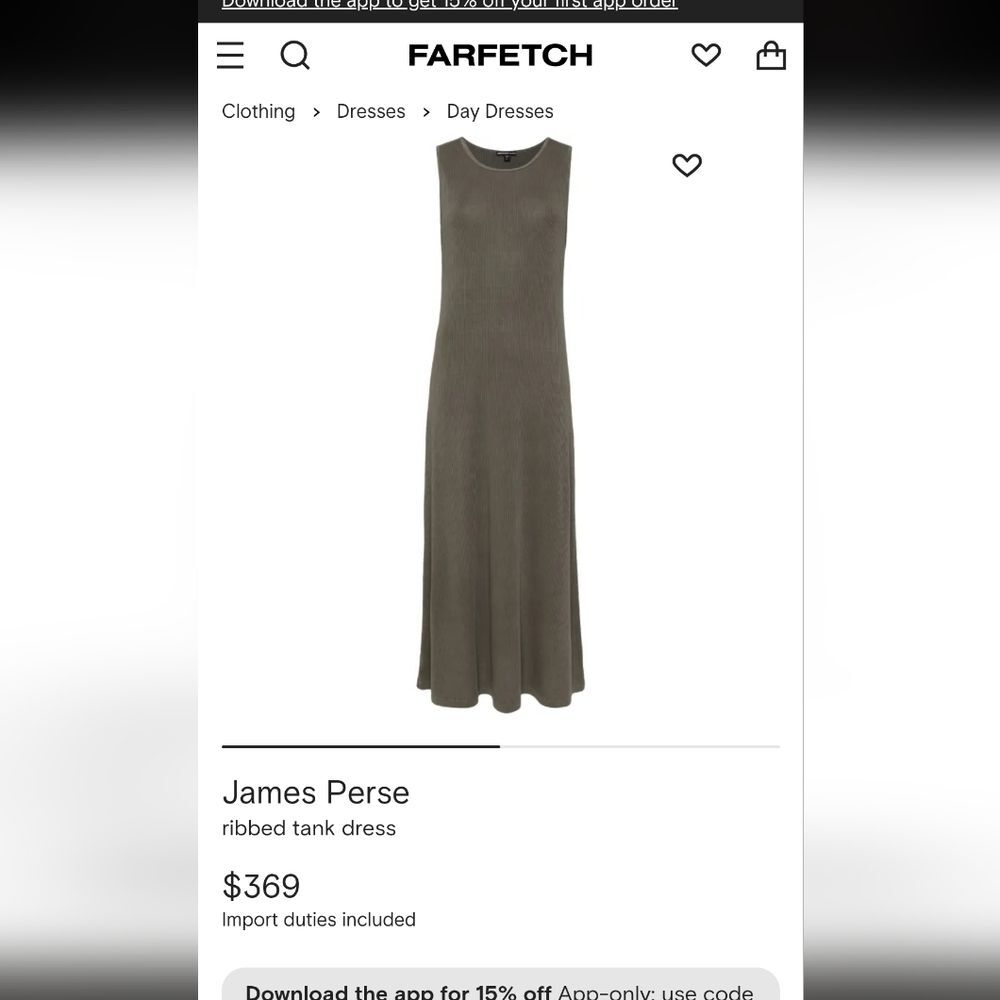 James Perse Sleeveless Maxi Dress - Olive size 3